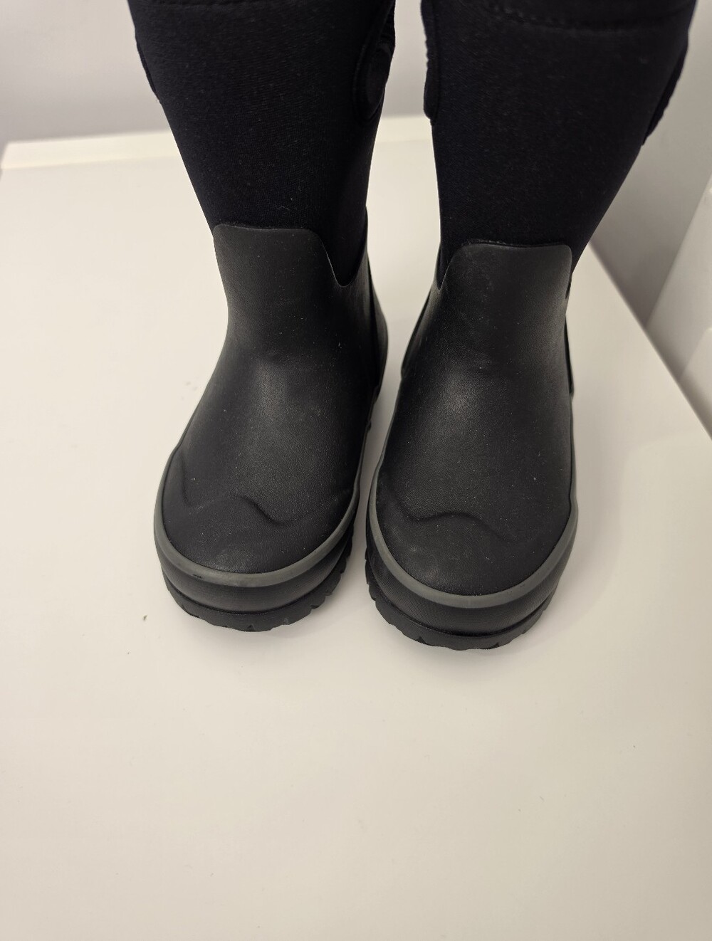 Bogs Kids Grasp Solid Waterproof Winter Rain Boots Black Toddler Infant Size 8 - Picture 14 of 16
